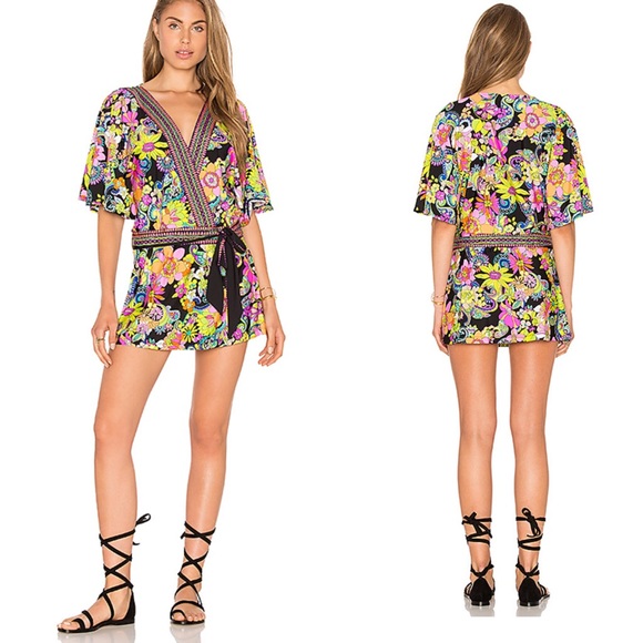 Trina Turk Tops - Trina Turk Kimono Tunic Top in Orange Sherbet